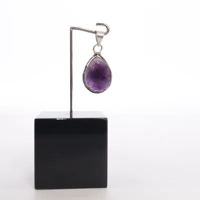Pendant (Black, Silver) from Edelstein Silver