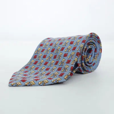 Stropdas (Blauw, Geel, Rood) van Ermenegildo Zegna Zijde