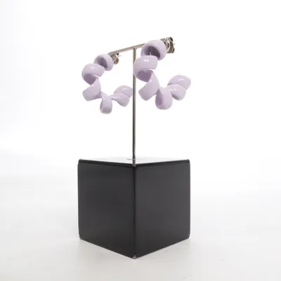 Oorbellen (Lila) van Bottega Veneta Zilver