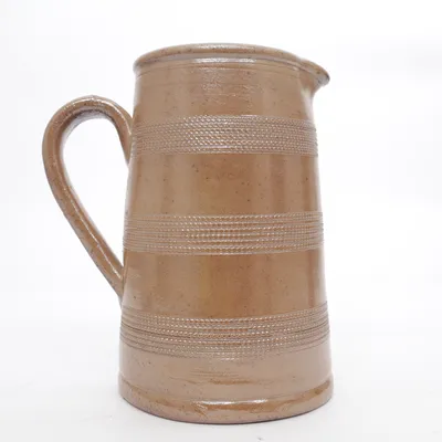 Kanna (Fait Main stor tillbringare från Frankrike saltglaserad  stengods. Mycket fint skick! ) från France