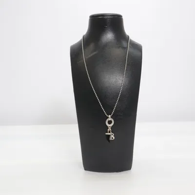 Halsband (Silverfärgad, Svart) från Thomas Sabo Charm Club Okänd metall