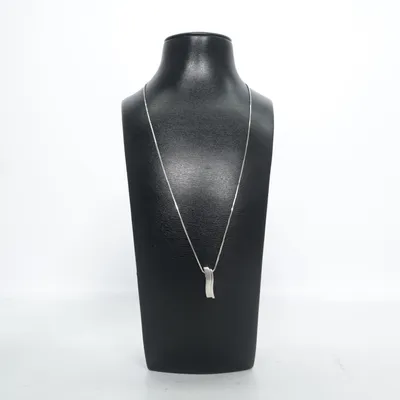 Halsband (Silverfärgad) från Fossil Okänd metall