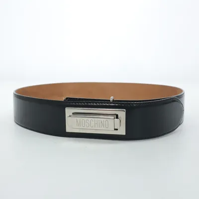 Riem (Zwart) van Moschino Leer