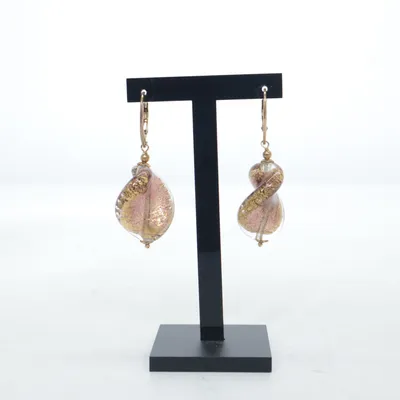 Örhängen (Guldfärgad) Silver, Okänd metall