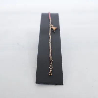 Ankelkæde (Guld, Pink, Grå) fra Anni Lu Sølv