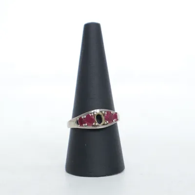Ring (Sølv, Pink) Sølv