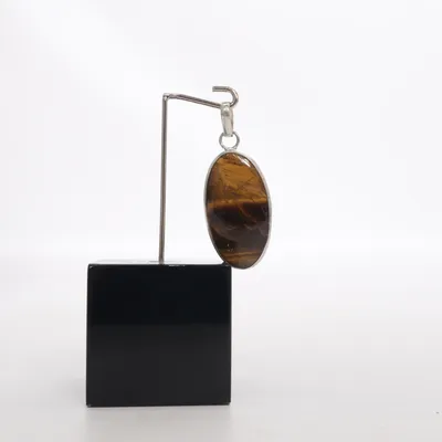Hanger (Zilver, Bruin) Zilver, Onbekend materiaal