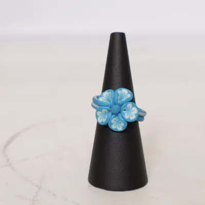 Bague (Bleu, Blanc) Métal inconnu