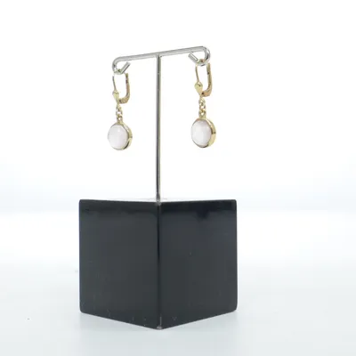 Earrings (Gold, Pink) Silver