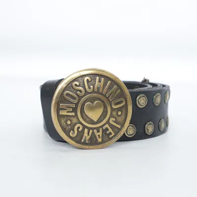 Ceinture (Noir, Or) de Moschino Jeans