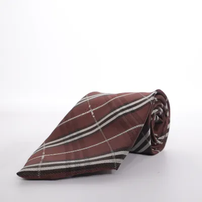 Tie (Brown) from Burberry Silk