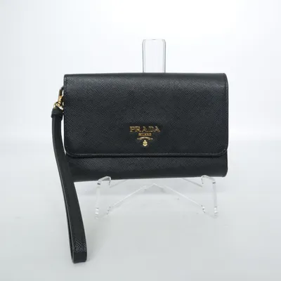 Portemonnee (Saffiano Metal ) van Prada Leer