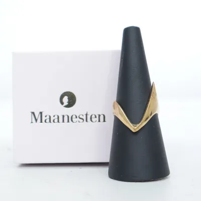 Ring (Guldfärgad) från Maanesten Silver