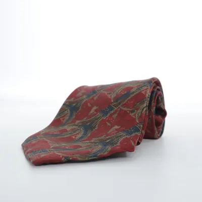 Tie (Red, Multicolored) from Karl Lagerfeld Silk