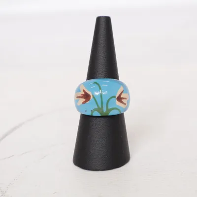 Ring (Blå, Flerfärgad) Okänd metall