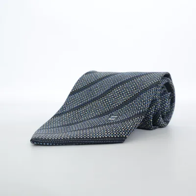 Tie (Blue, Multicolored) from Bottega Veneta Silk