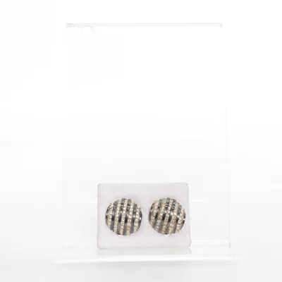 Earrings (Gold, Black, White) from Lanvin Unknown metal