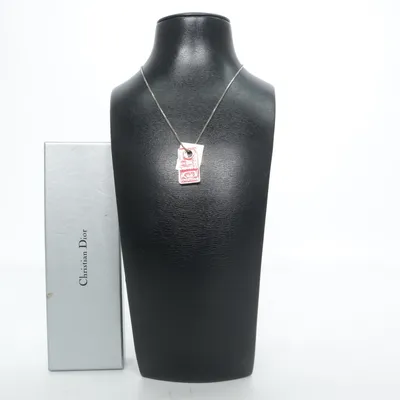 Ketting (Zilver, Roze) van Christian Dior Onbekend materiaal