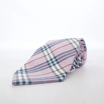 Stropdas (Roze, Meerkleurig) van Burberry Zijde