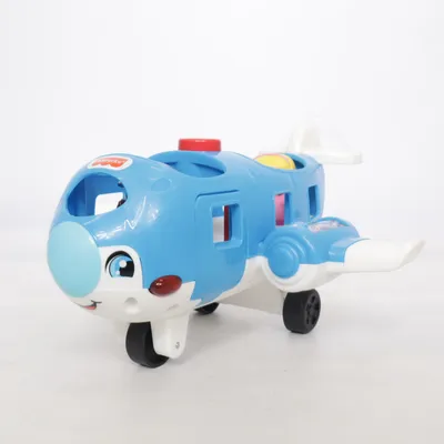 Leksaksflygplan (Blå, Vit, Röd) från Fisher Price