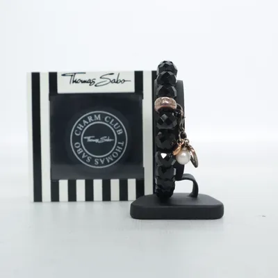 Armband (Zwart, Meerkleurig) van Thomas Sabo Charm Club Zilver