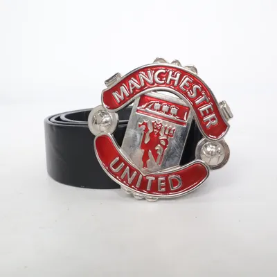 Bälte (Svart, Röd, Silverfärgad) från Manchester United