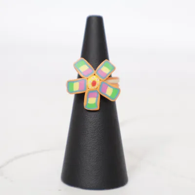 Ring (Meerkleurig) Onbekend materiaal