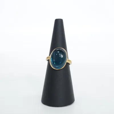 Ring (Guld, Blå) Sølv