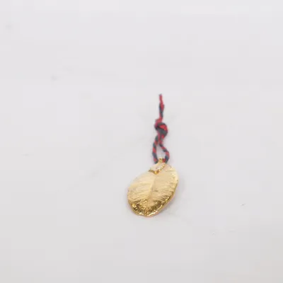 Pendant (Gold, Red, Black) Unknown metal