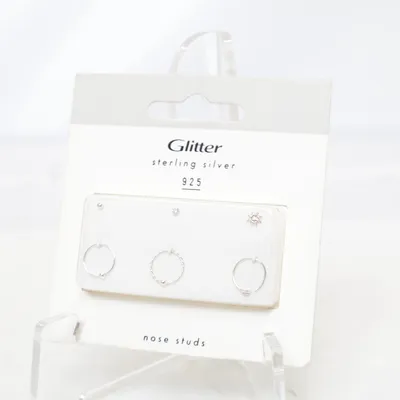 Piercingsmycke (Silverfärgad) från Glitter Silver
