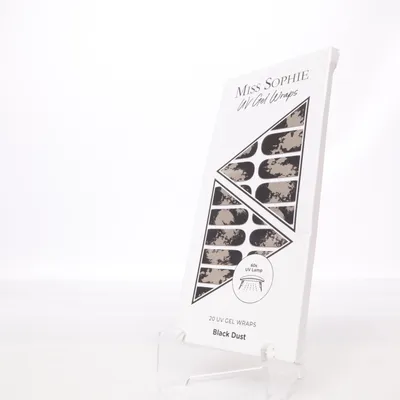 Lösnaglar (Black Dust) från Miss Sophie