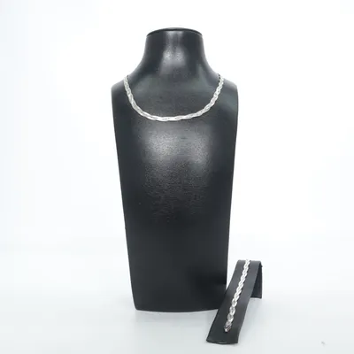 Jewelry set (Silver) Silver