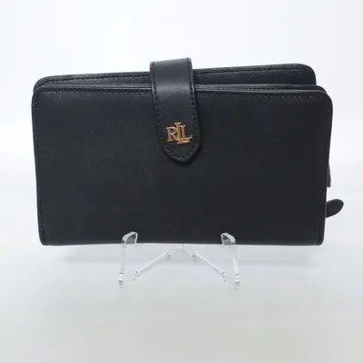 Wallet (Black) from Lauren Ralph Lauren Leather