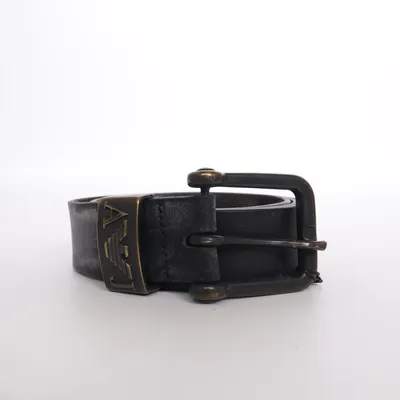 Belt (Black) from Armani Jeans Leather