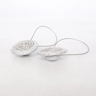 Gardinomtag (Silverfärgad)