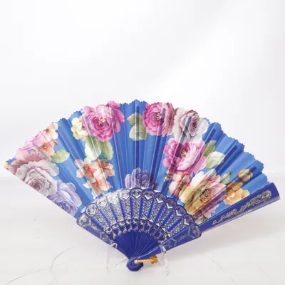 Solfjäder (Blå, Flerfärgad)