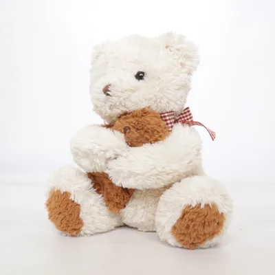 Zacht speeltje (Wit, Bruin) van Kuschelwuschel