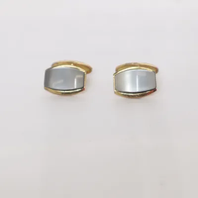 Manschettknappar (Guldfärgad) Okänd metall