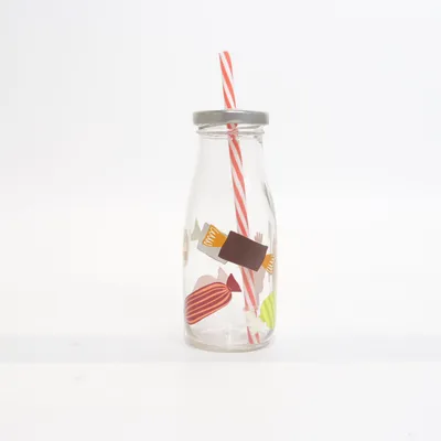 Water bottle (White, Multicolored)