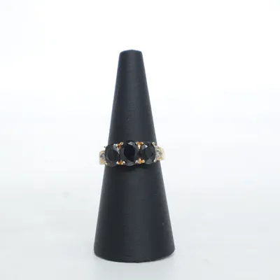 Ring (Guld, Sort, Transparent) Guld