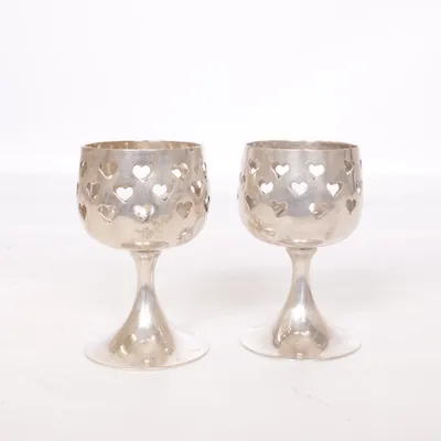 Ljuslykta (Silverfärgad) Nysilver