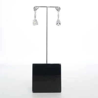 Oorbellen (Zilver, Transparant) van Cha Cha Zilver