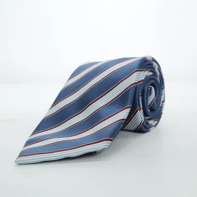Stropdas (Blauw, Meerkleurig) van Ermenegildo Zegna Katoen, Zijde