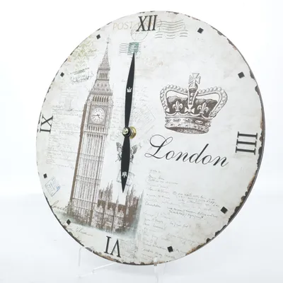 Wall clock (White, Multicolored) from Sangtai