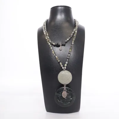 Necklace (Gray, Multicolored) from Gottlob Silver, Unknown metal