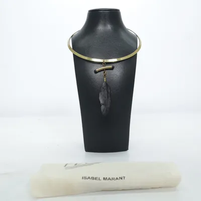 Neck ring (Gold, Black) from Isabel Marant Unknown metal