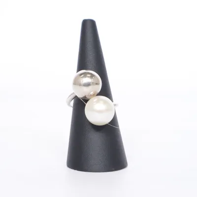 Ring (Silver, White) from Tous Silver