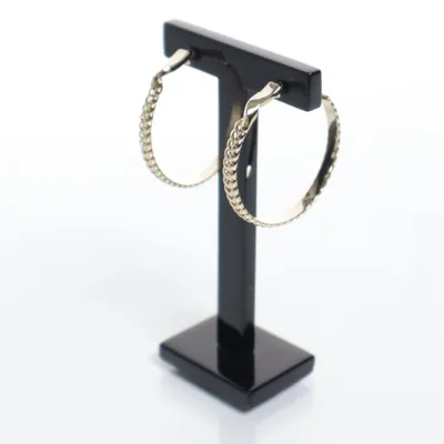 Earrings (Braided Hoops) from La Maison Bagatelle Silver, Gold plated