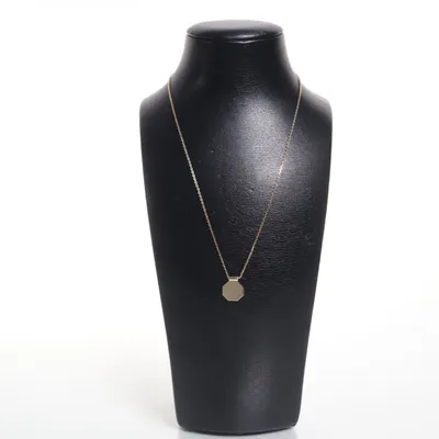 Halskette (Octagon Necklace) von La Maison Bagatelle Vergoldet, Messing