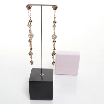 Øreringe (Ball Chain Earrings De Lux) fra La Maison Bagatelle Messing, Forgyldt